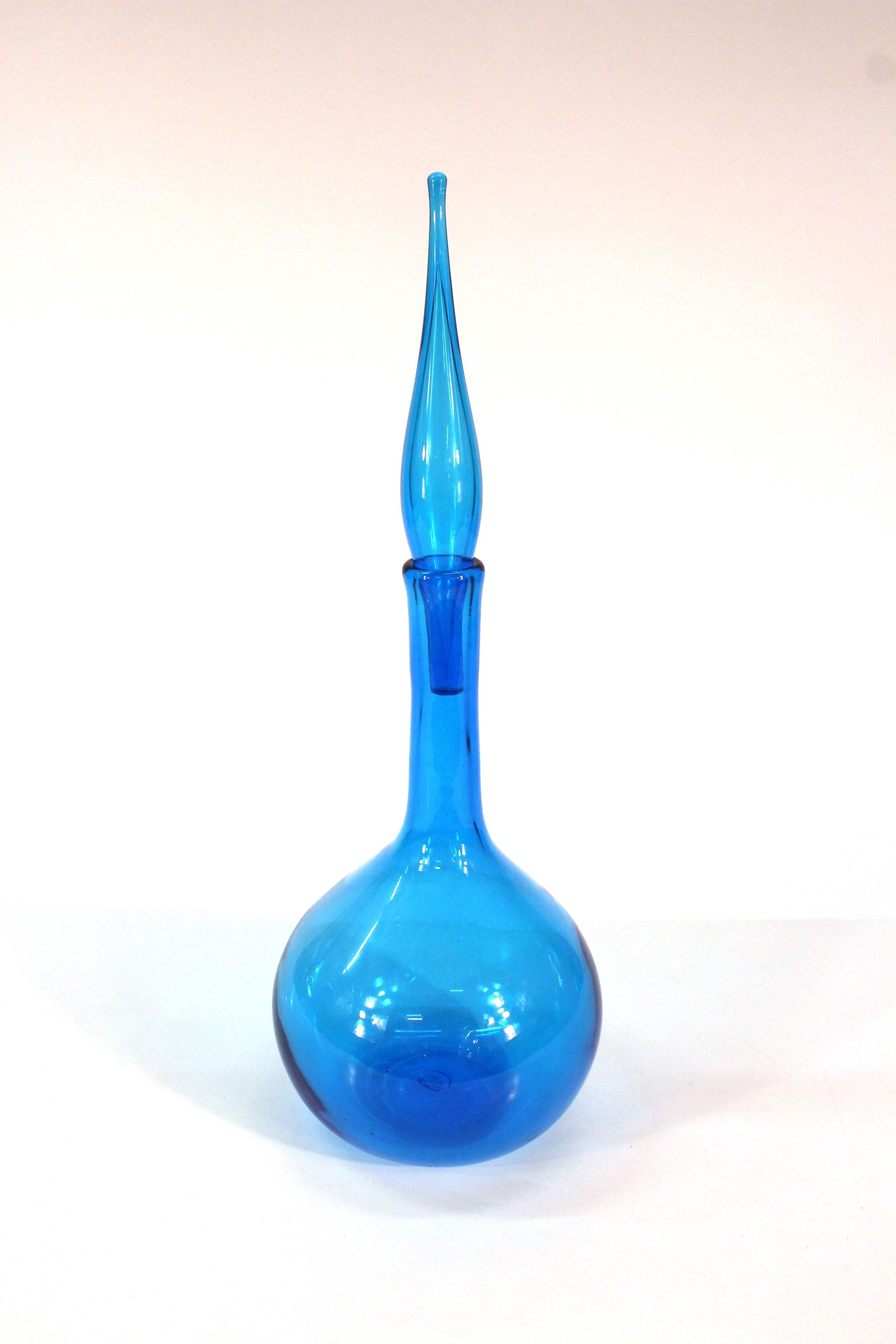 Collection of Five Blenko Blown Glass Pieces In Excellent Condition In New York, NY