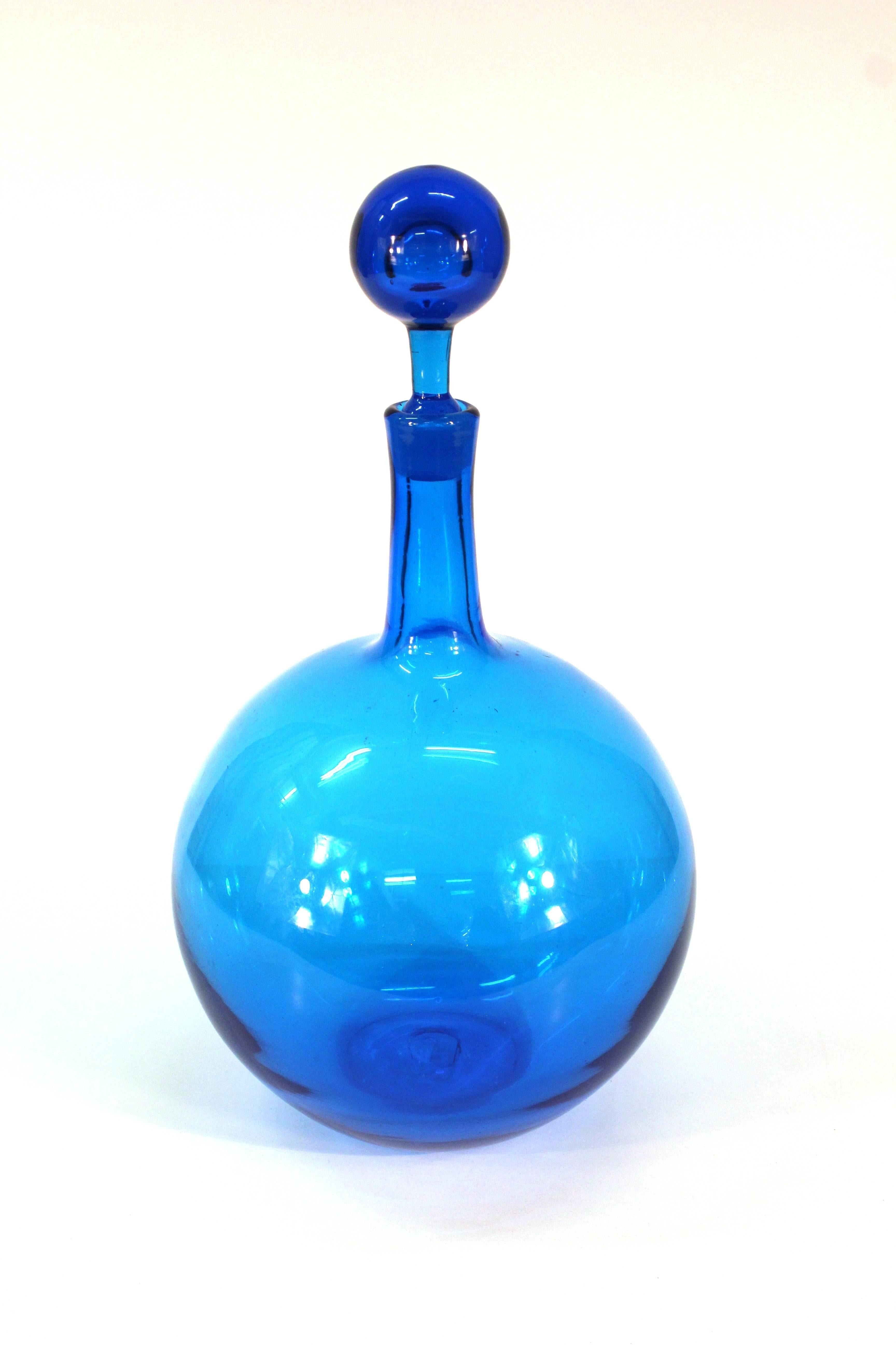 20th Century Collection of Five Blenko Blown Glass Pieces