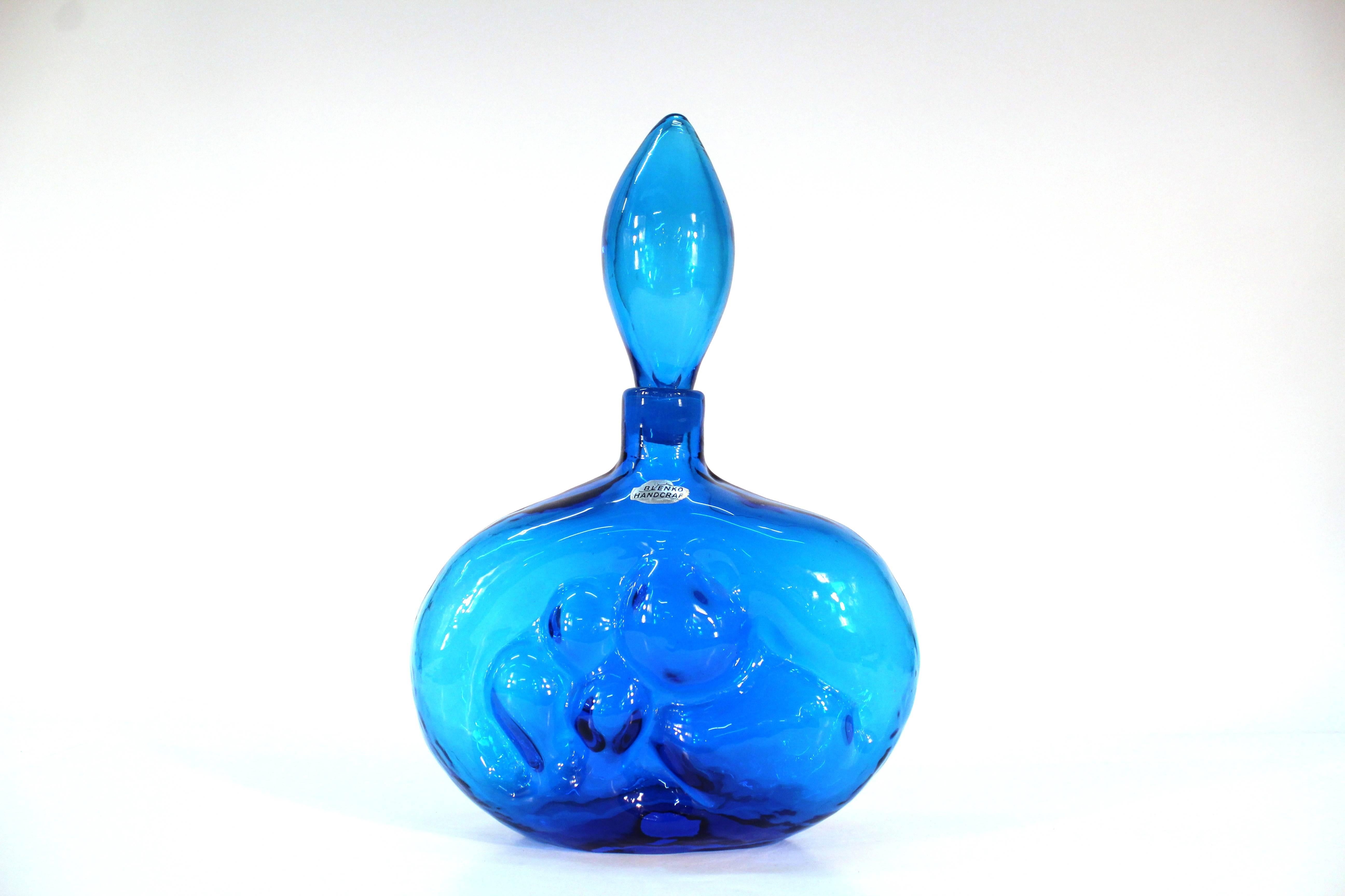 American Collection of Five Blenko Blown Glass Pieces