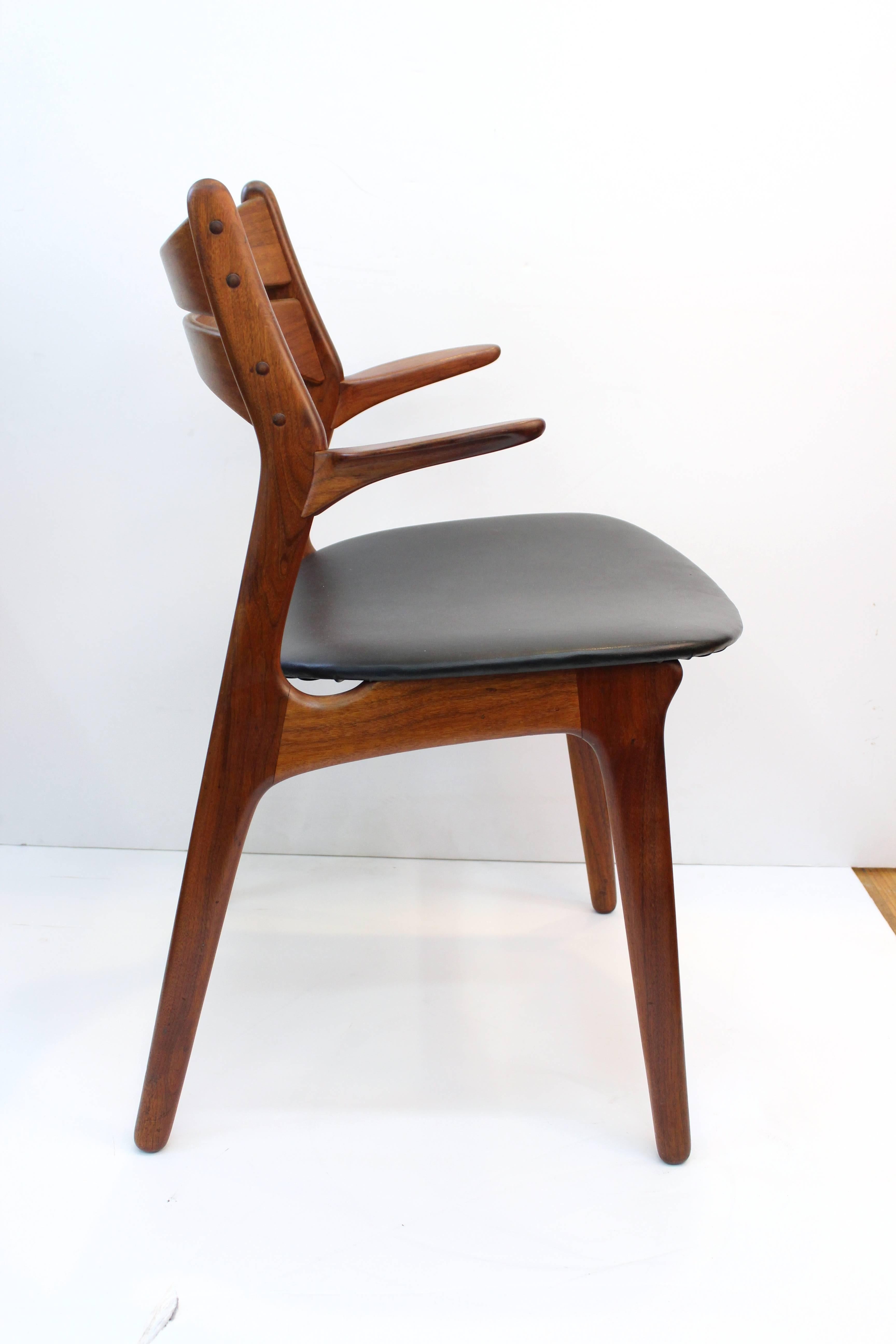 20th Century Set of Six Erik Buck for Chr. Christiansen Dining Chairs