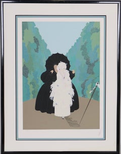 Original Silkscreen by Erte, "Debutante"