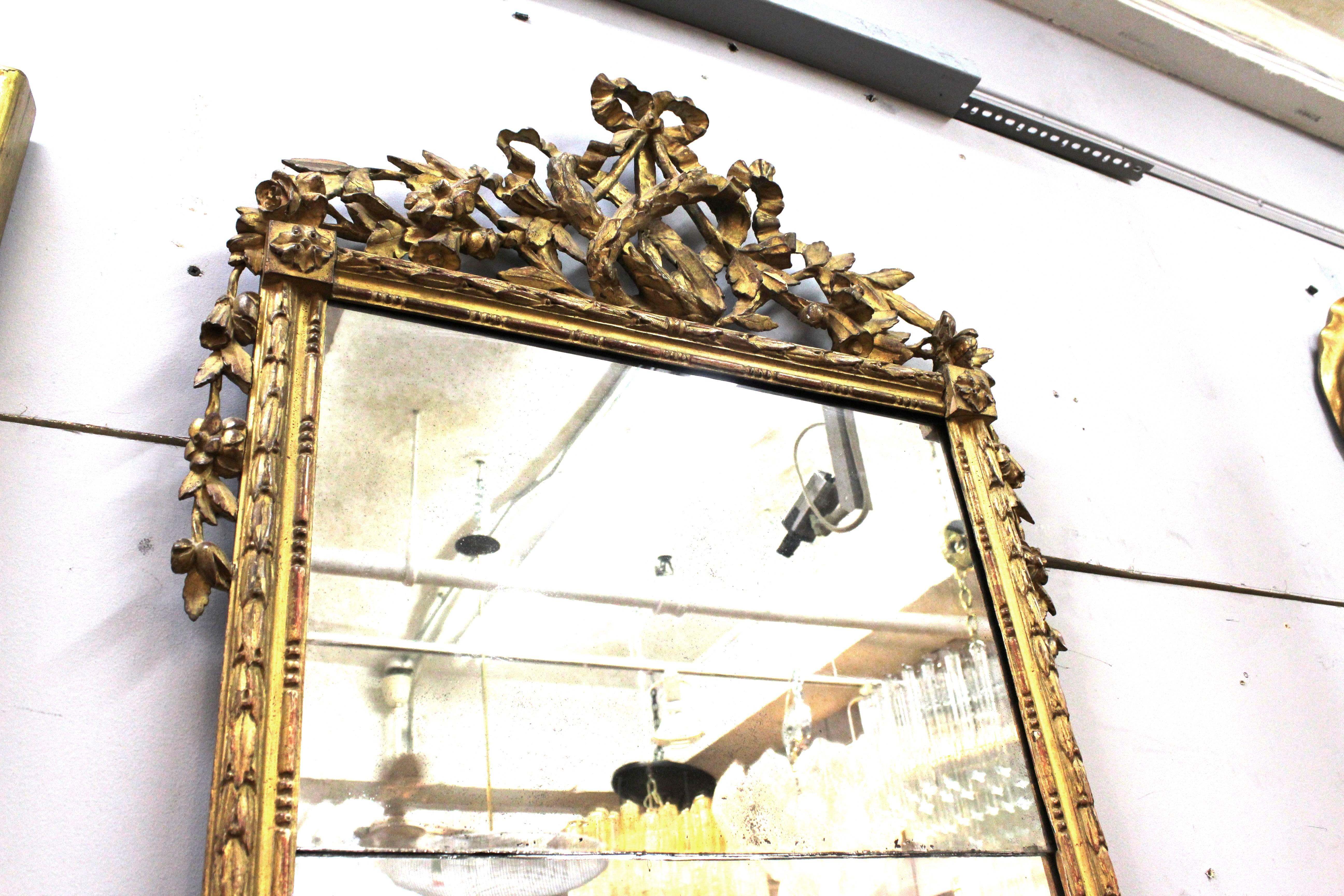 Louis XVI Style Split Panel Mirror 3