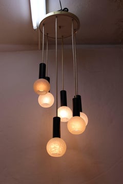 Mid-Century Modern Cascade Pendant Chandelier