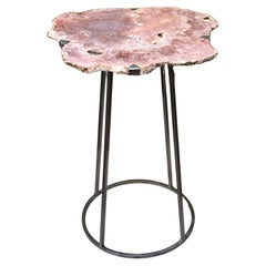 Ring-Tisch mit rosa Amethyst, 2