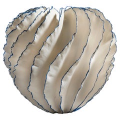 Undulating White Porcelain Sculpture, Sandra Davolio