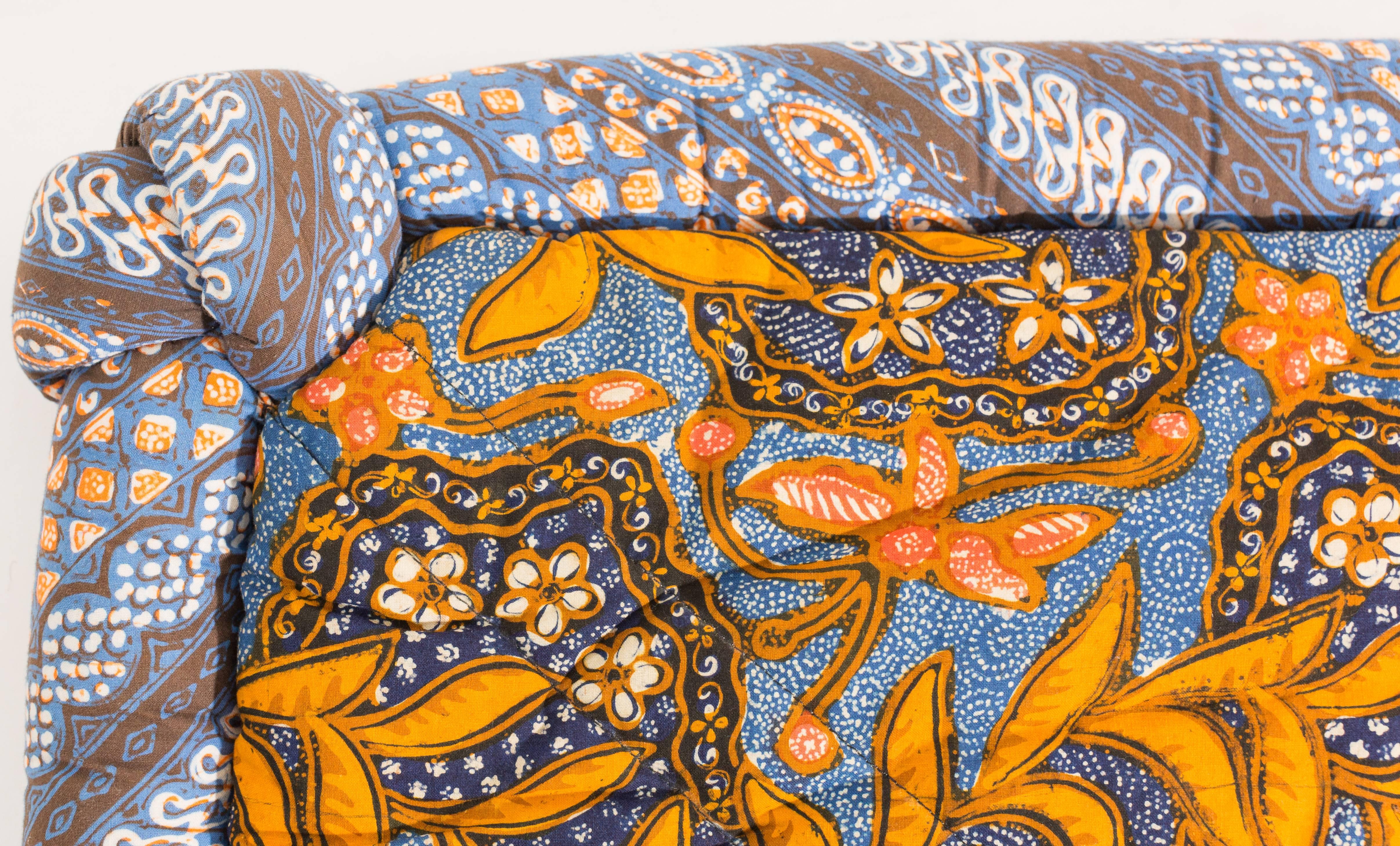 Four Vintage Indonesian Textiles as Pillow Jackets In Good Condition For Sale In Asheville, NC