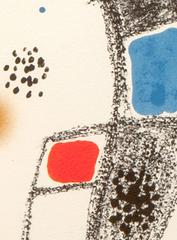 Joan Miró, litografia originale astratta
