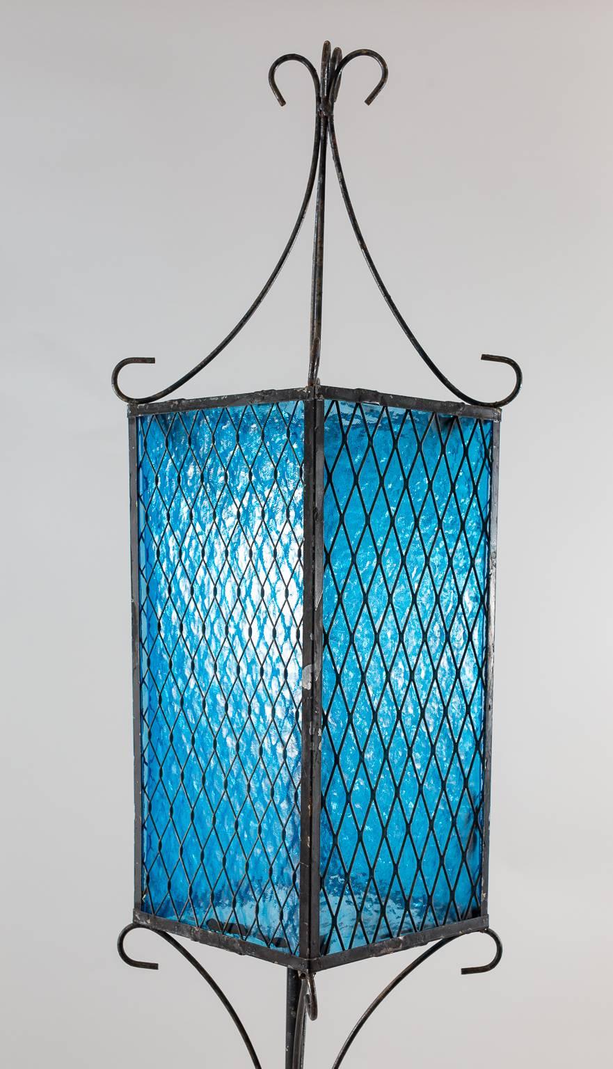 vintage lantern floor lamp
