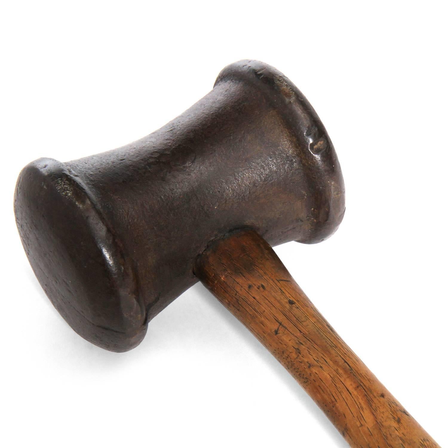 American Antique Gold Leafing Hammer For Sale