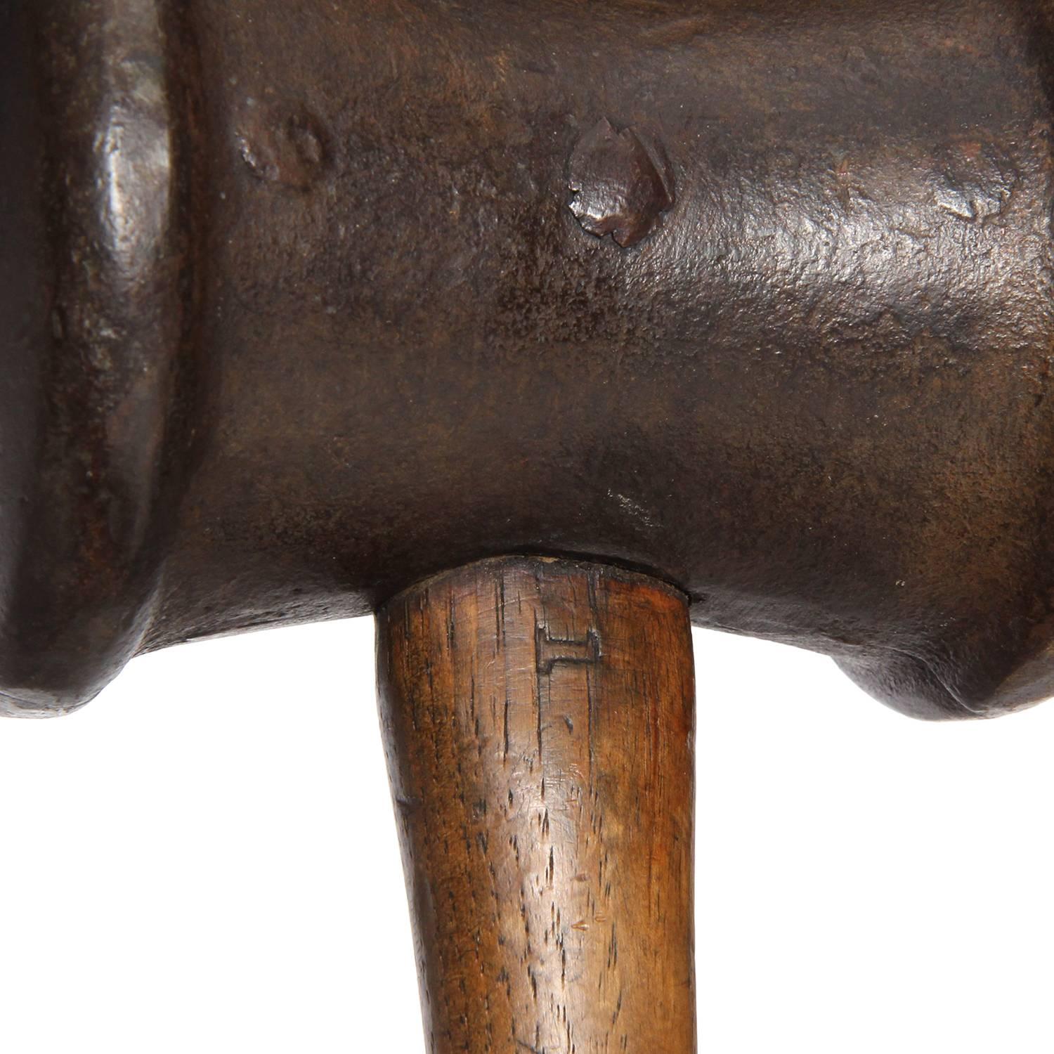 Antique Gold Leafing Hammer In Good Condition For Sale In Sagaponack, NY