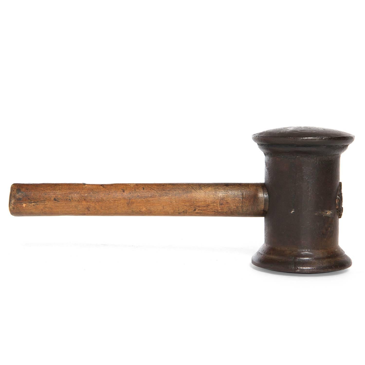 American Antique Gold Leafing Hammer For Sale