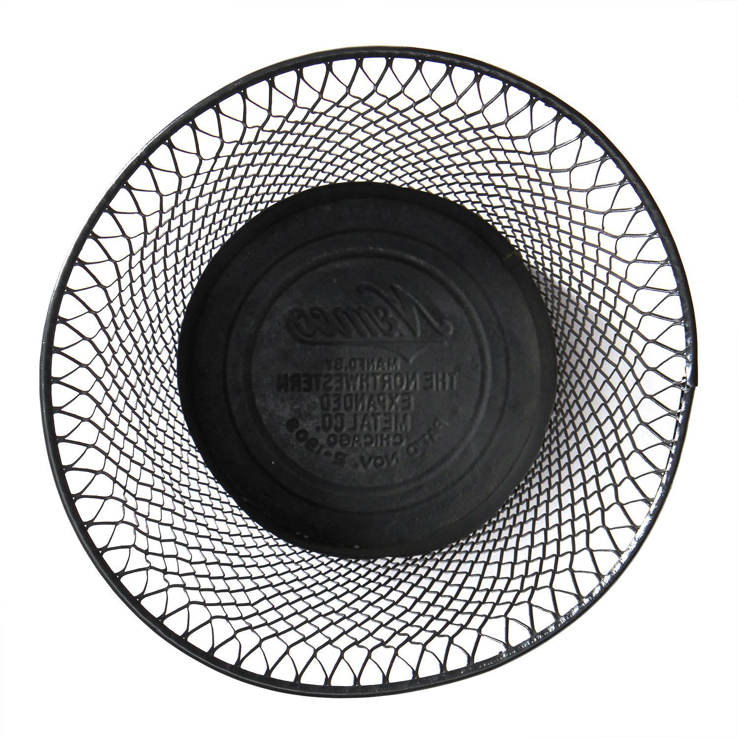 American Braided Steel Waste Basket