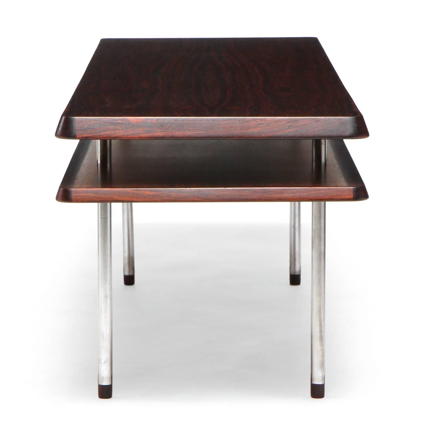 Danish Modern Rosewood Table / Bench by Johan Hagen 1