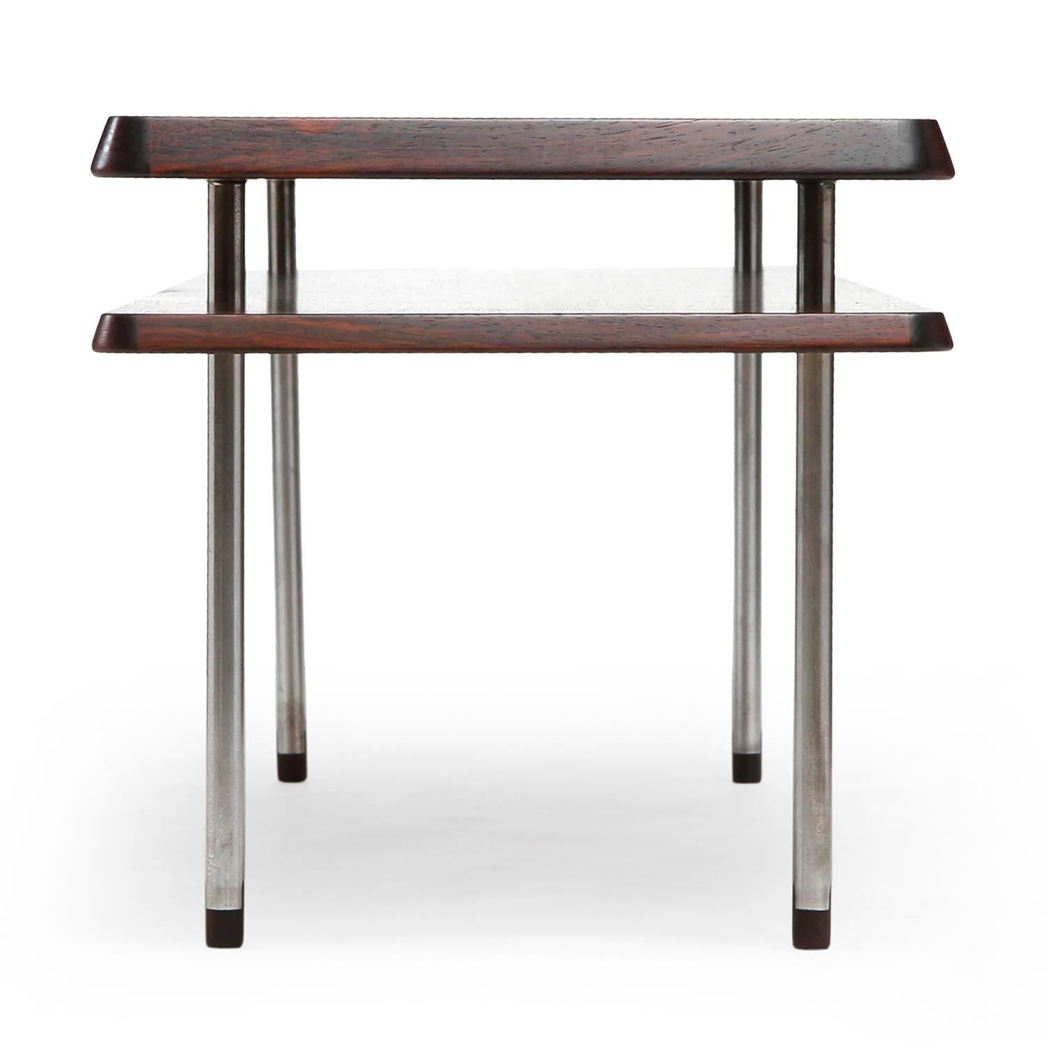 Mid-20th Century Danish Modern Rosewood Table / Bench by Johan Hagen