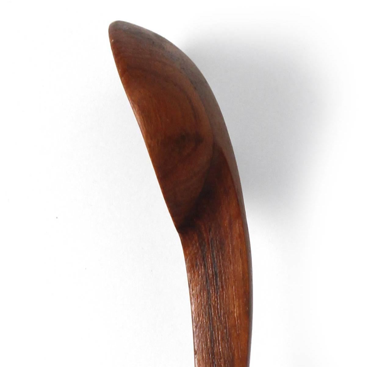 Teak Serving Spoons by Jens H. Quistgaard for Dansk Designs In Good Condition For Sale In Sagaponack, NY