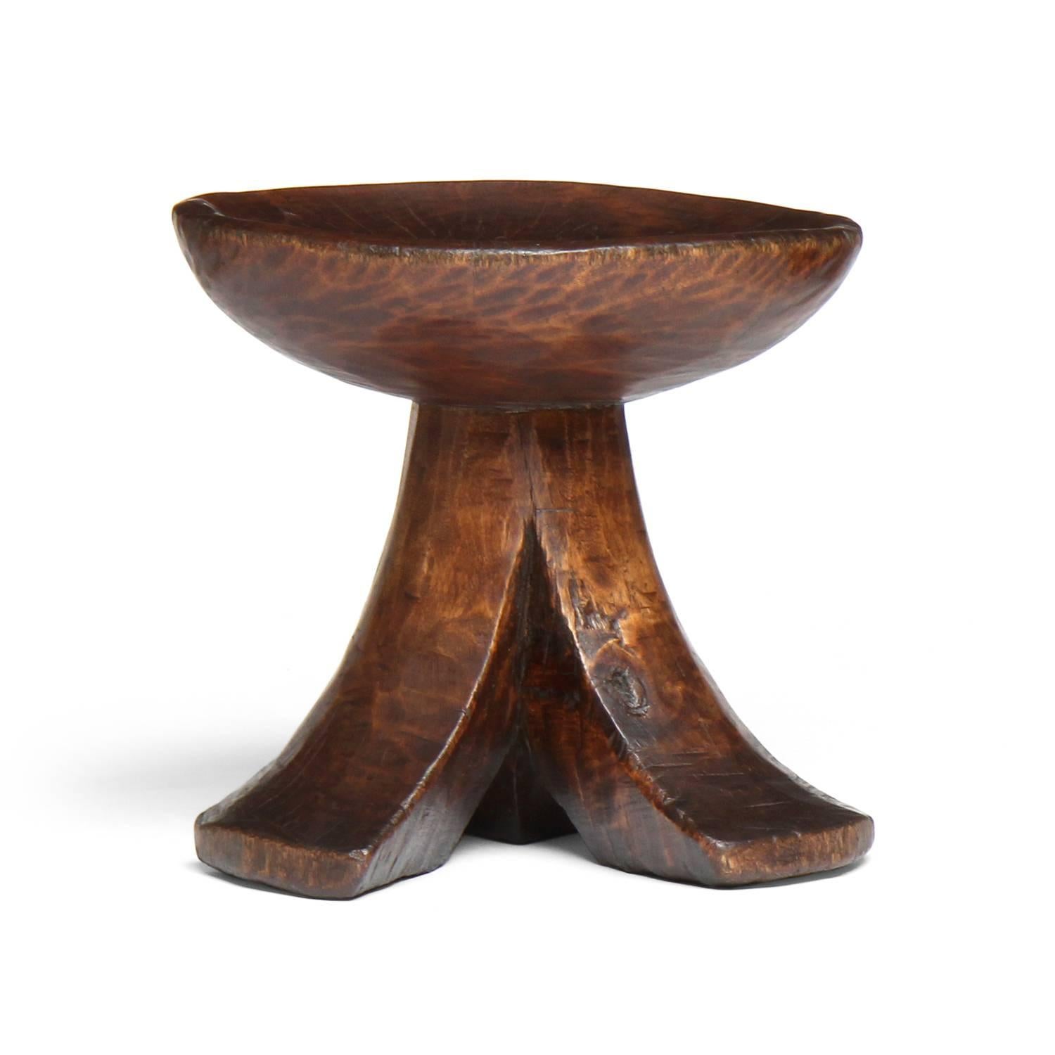 A finely carved and beautifully proportioned tribal stool.