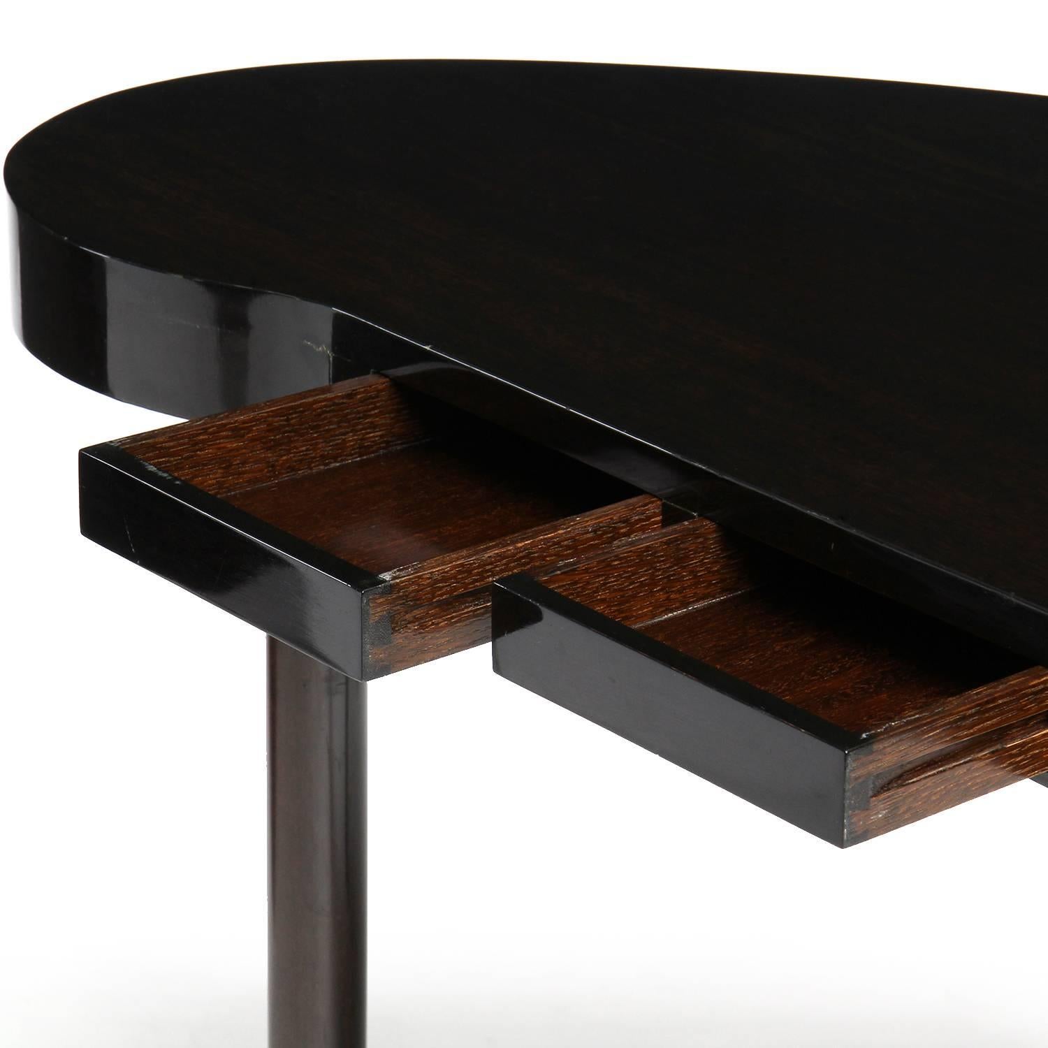 Mid-20th Century Kidney Shaped Desk by Paul Frankl