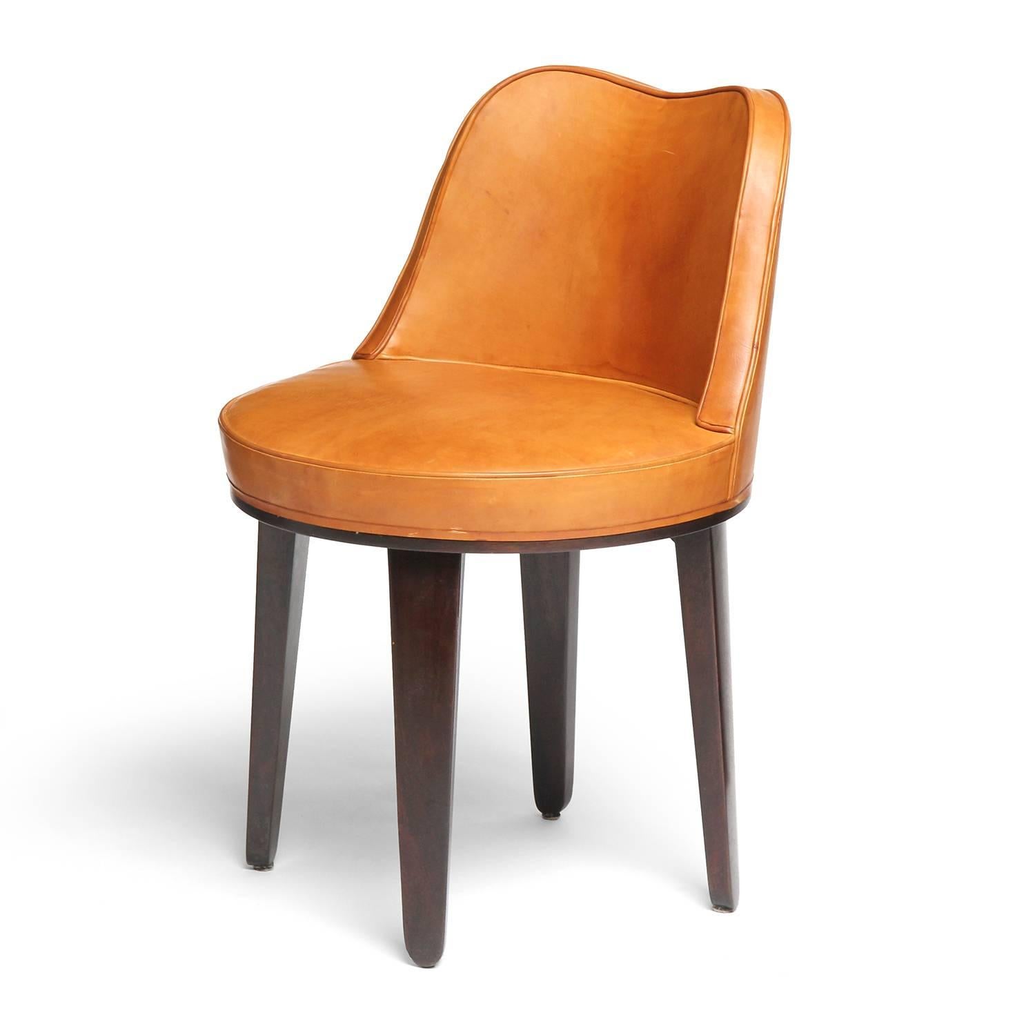 Swivel Chair by Edward Wormley In Excellent Condition In Sagaponack, NY