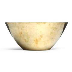 Turned Brass Bowl by Arne Jacobsen for Stelton