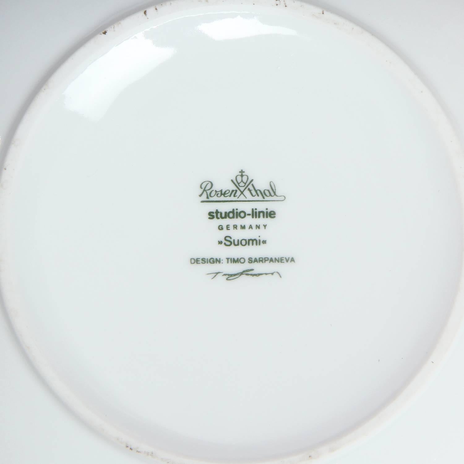 German Porcelain Bowl by Timo Sarpaneva