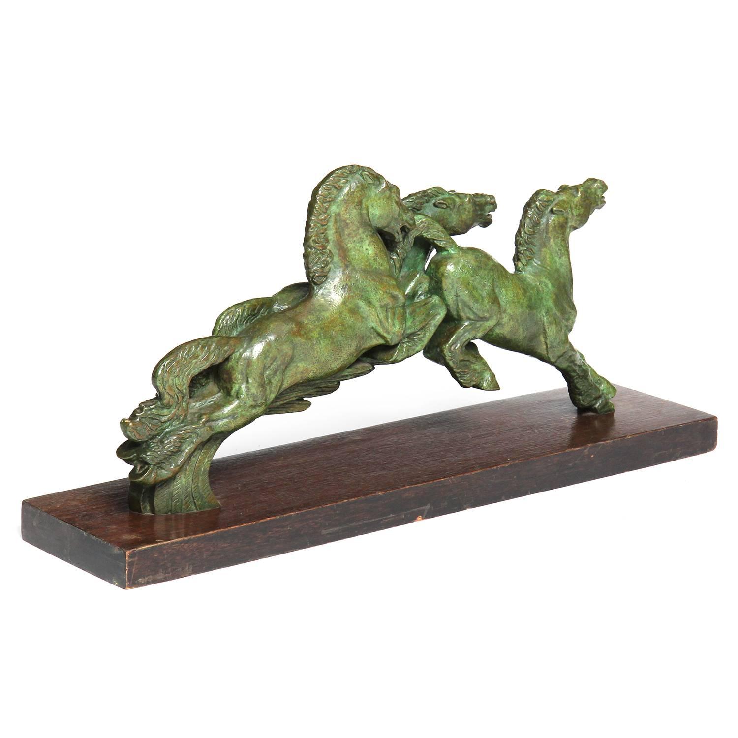Molded Bronze Sculpture by Ruchot