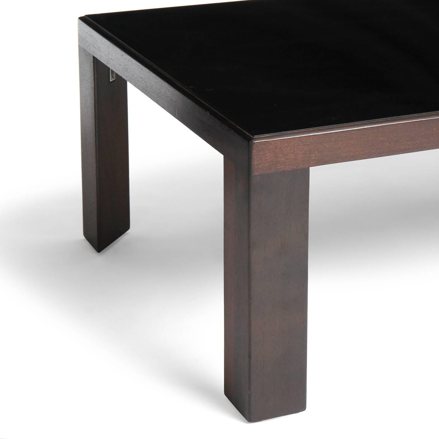 Walnut Low Table by Edward Wormley In Good Condition For Sale In Sagaponack, NY