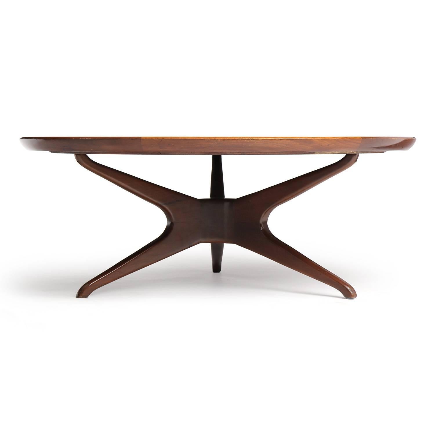 Sculptural Capiz Topped Low Table 1