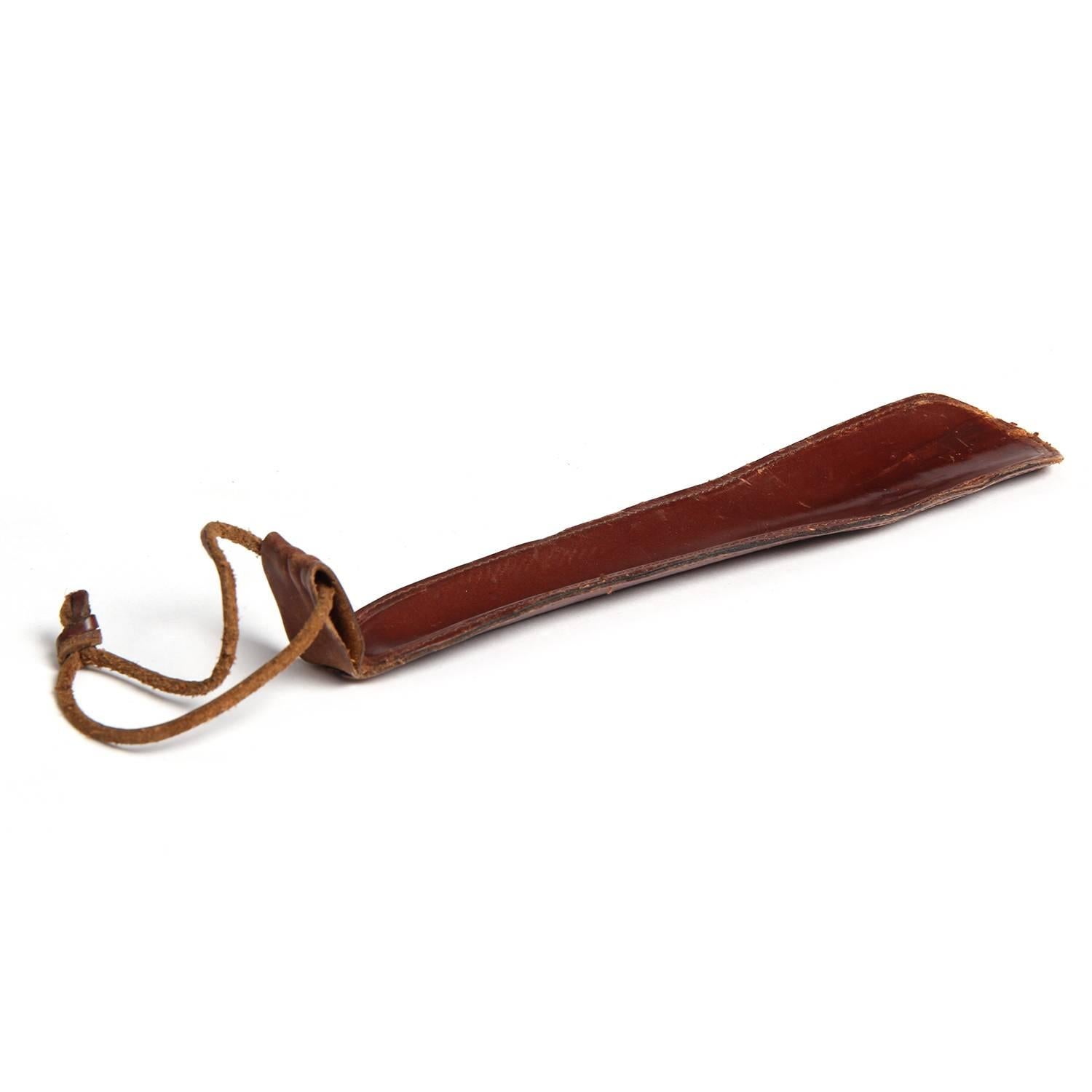leather shoe horns