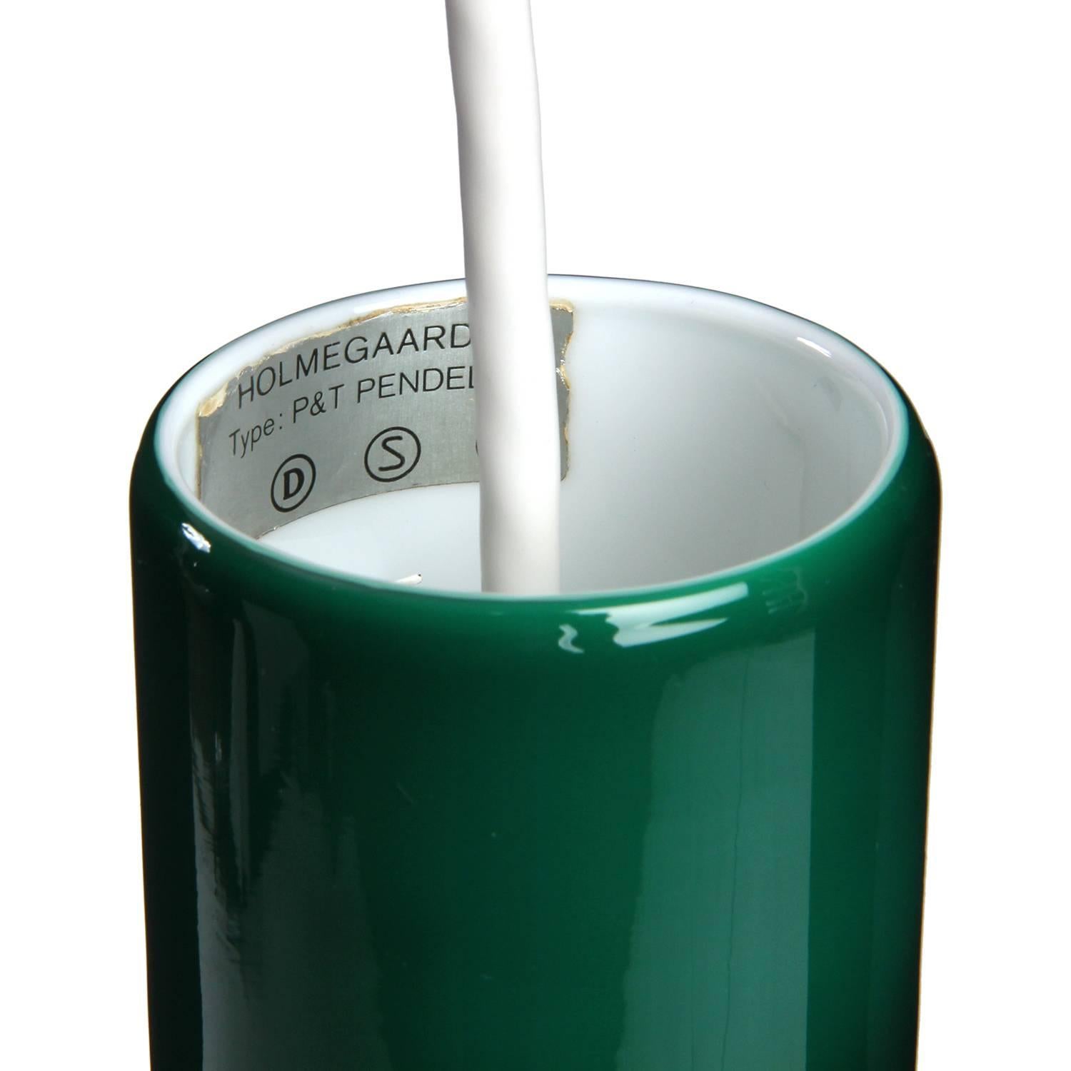 Scandinave moderne Plafonnier en verre ciselé du Danemark en vente