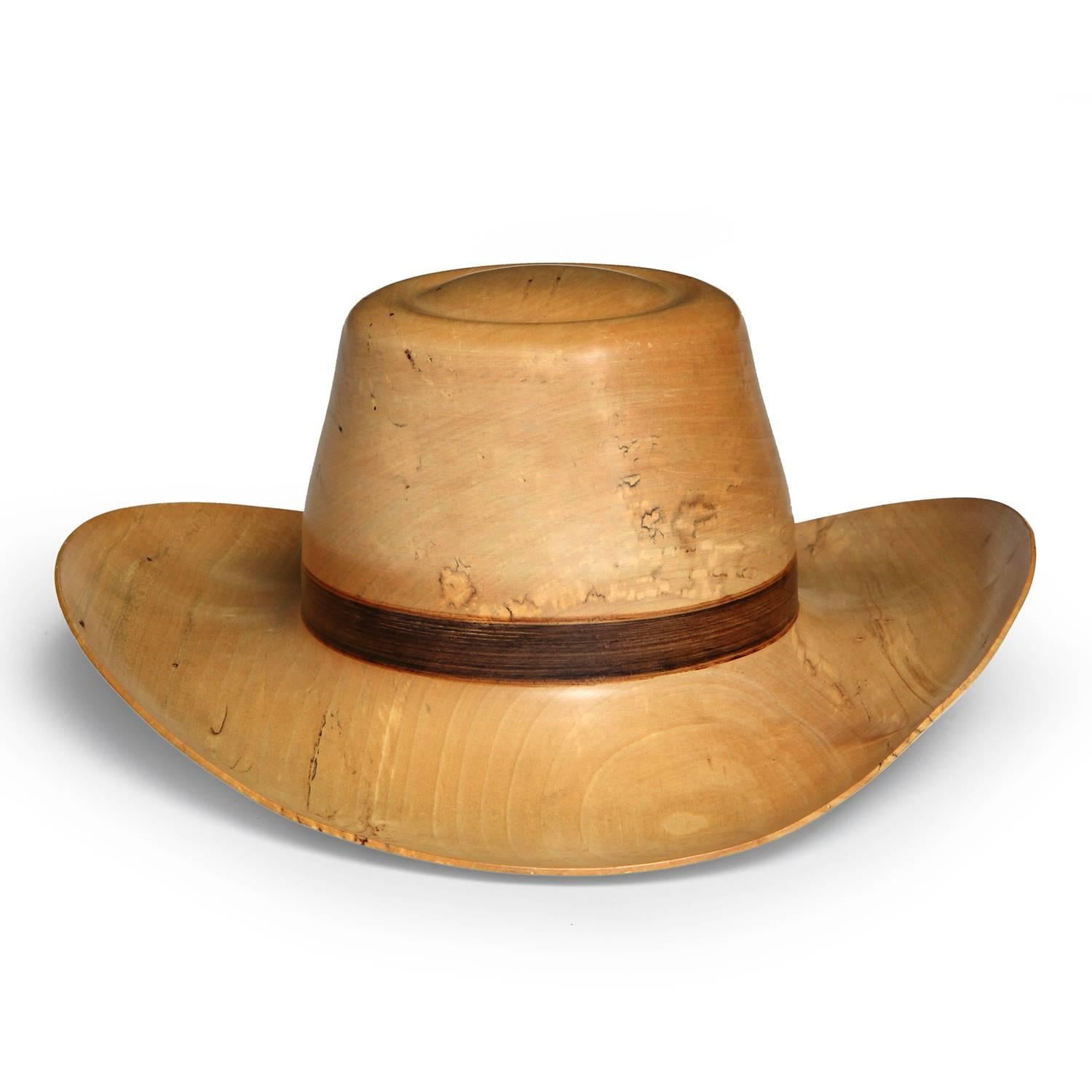 Late 20th Century Trompe L'Oeil Maple Hat