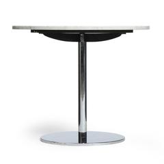 Minimalist Chrome and Marble Table from USA