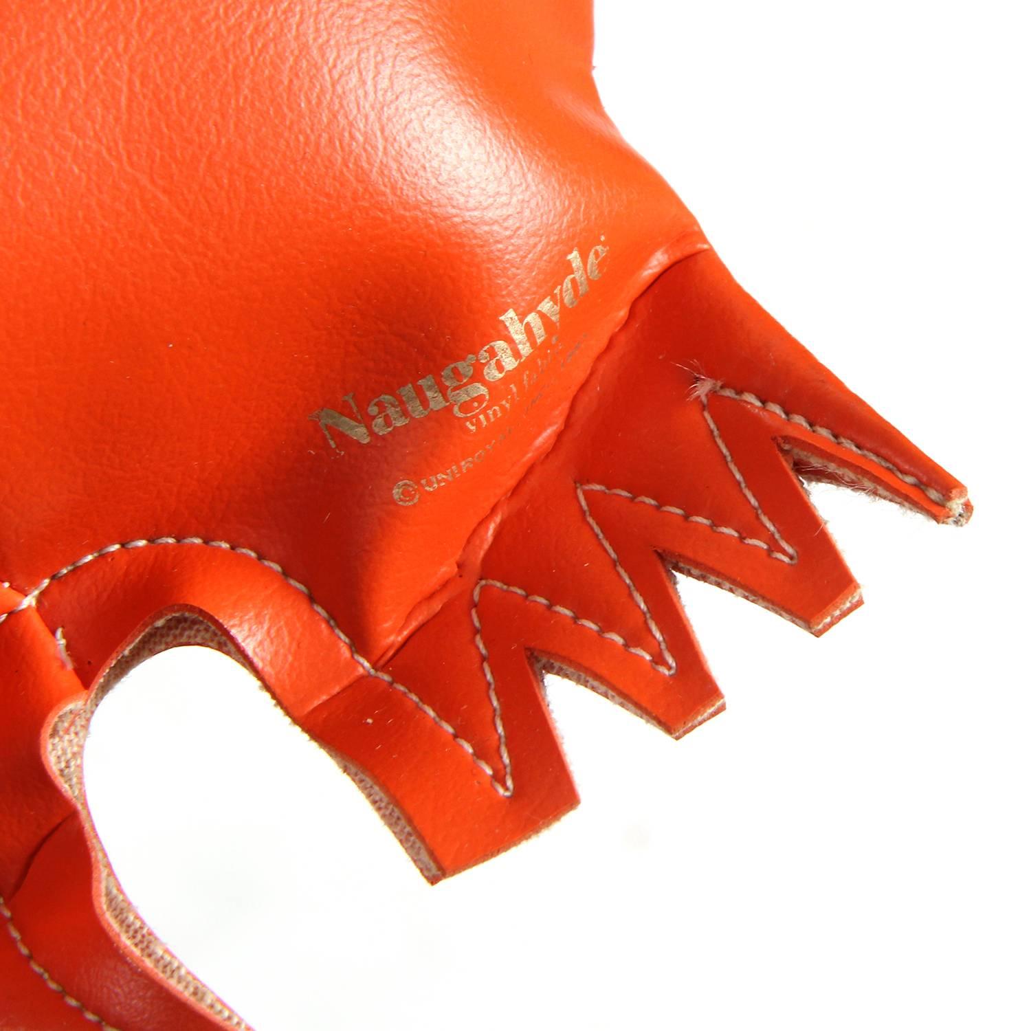 Late 20th Century Rare Vintage Naugahyde 