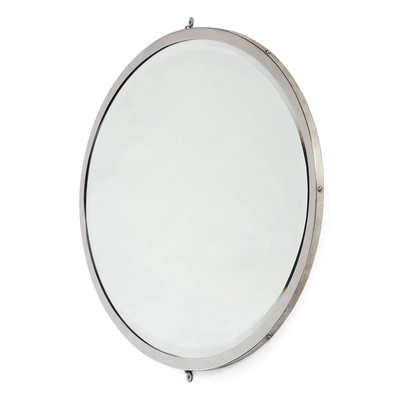 American Nickeled Wall Mirror