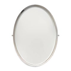 Nickeled Wall Mirror