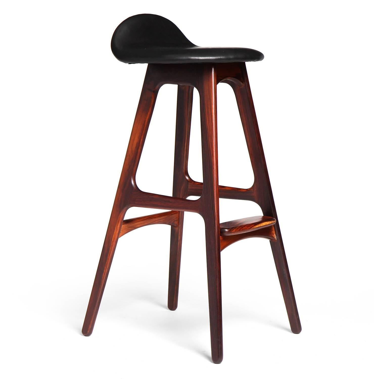 Rosewood Barstool by Erik Buch 1