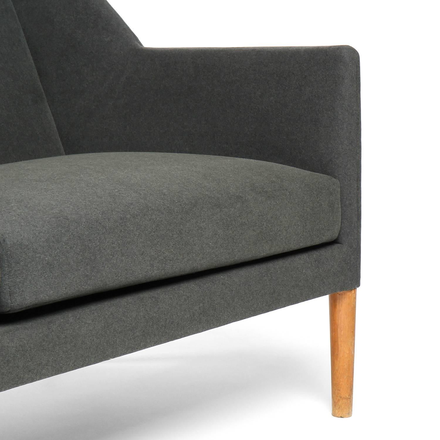 Mid-Century Modern High Backed Sofa by Larsen and Madsen