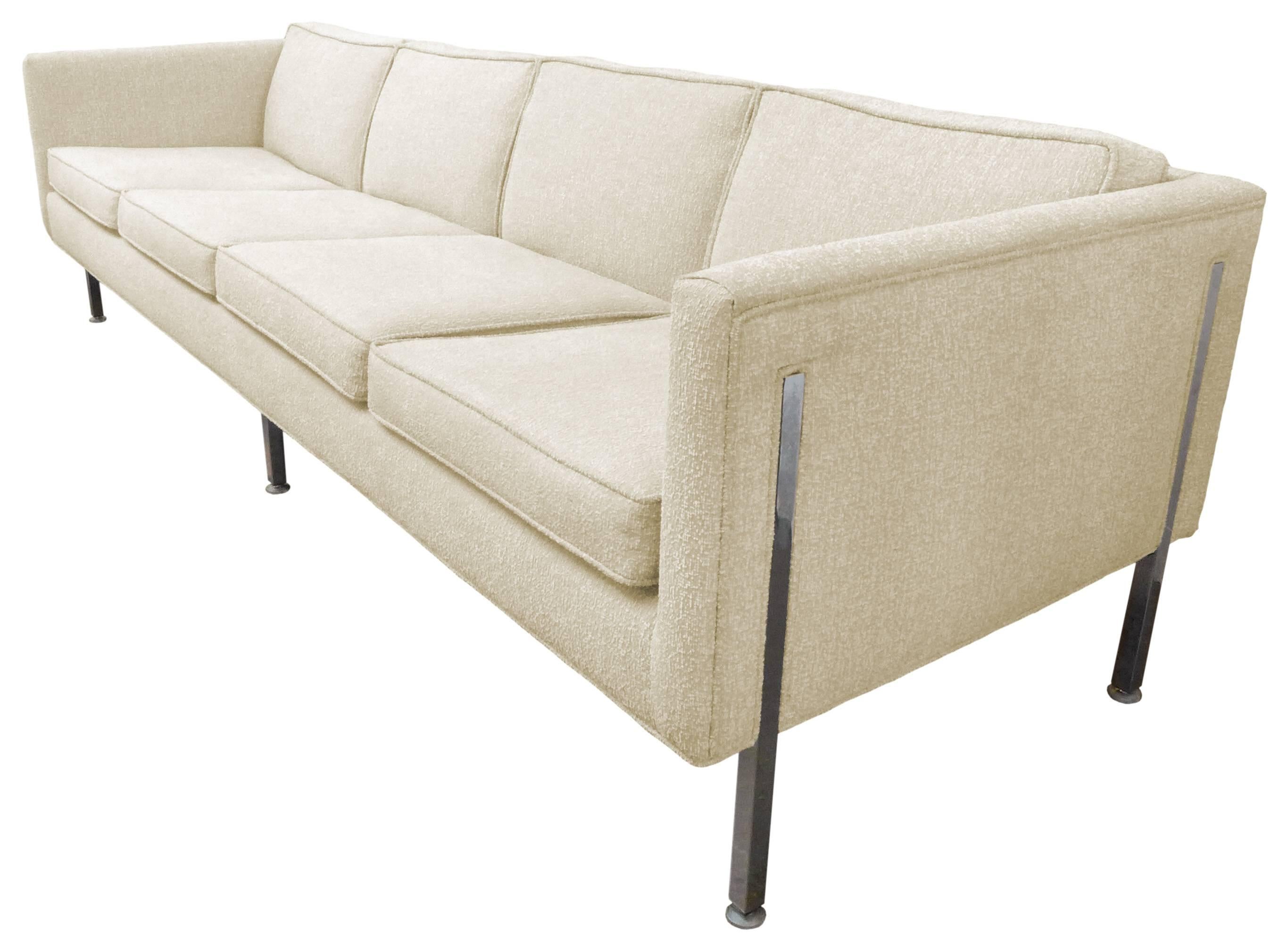 Mid-Century Modern Four-Seat Sofa by Metropolitan Furniture Company