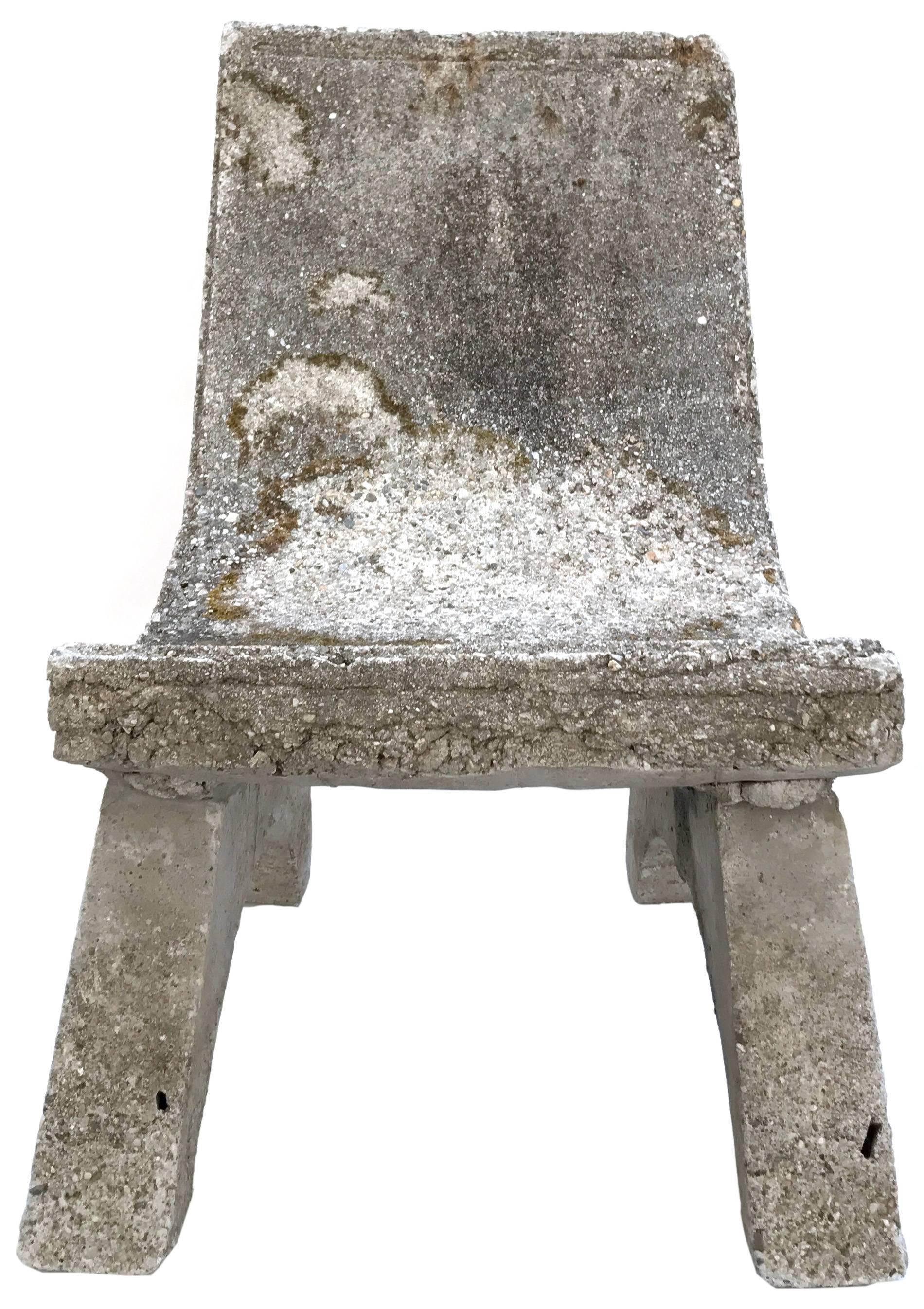 American Cast Concrete Garden Chair