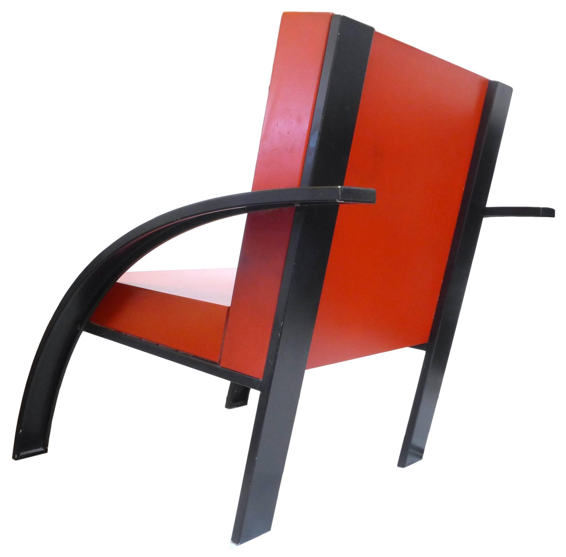 Post-Modern Pair of Parigi Chairs by Aldo Rossi for Unifor For Sale