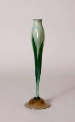 Tiffany Studios Favrile Glass Tall Calyx Flower Form Vase