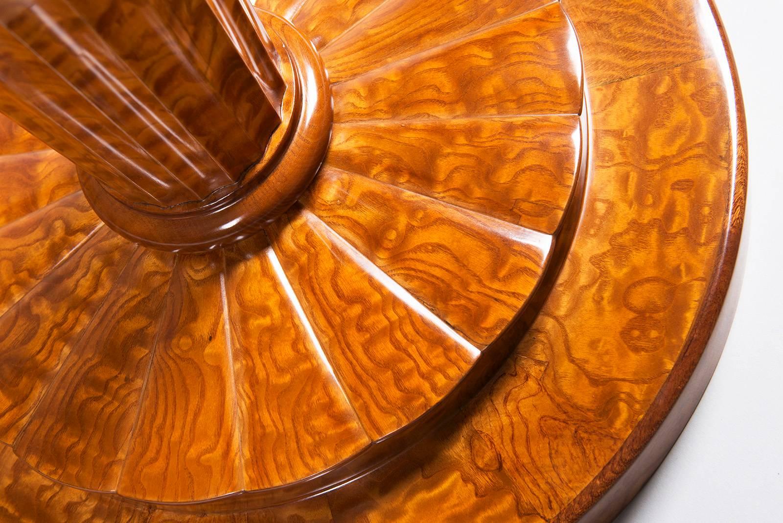 European Biedermeier Pedestal Table For Sale