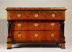 Biedermeier Three-Drawer Commode