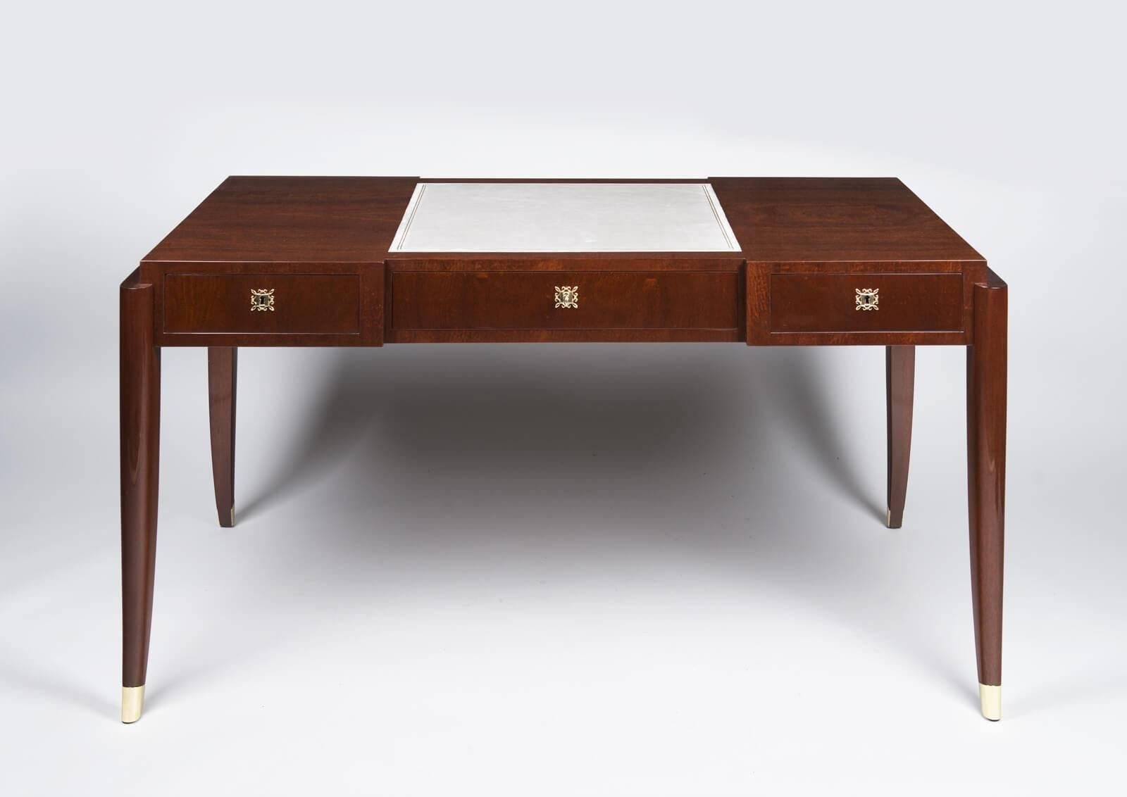 Art Deco Writing Desk Attributed to Leon Jallot For Sale