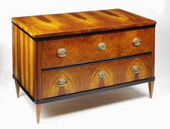 Biedermeier Two-Drawer Commode