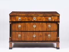 Biedermeier Three-Drawer Commode