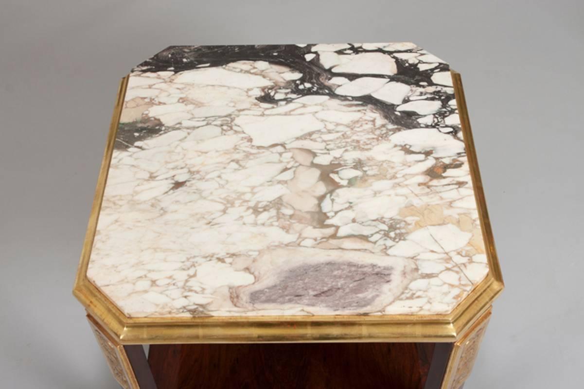 French Art Deco Occasional Table Attributed to DIM For Sale