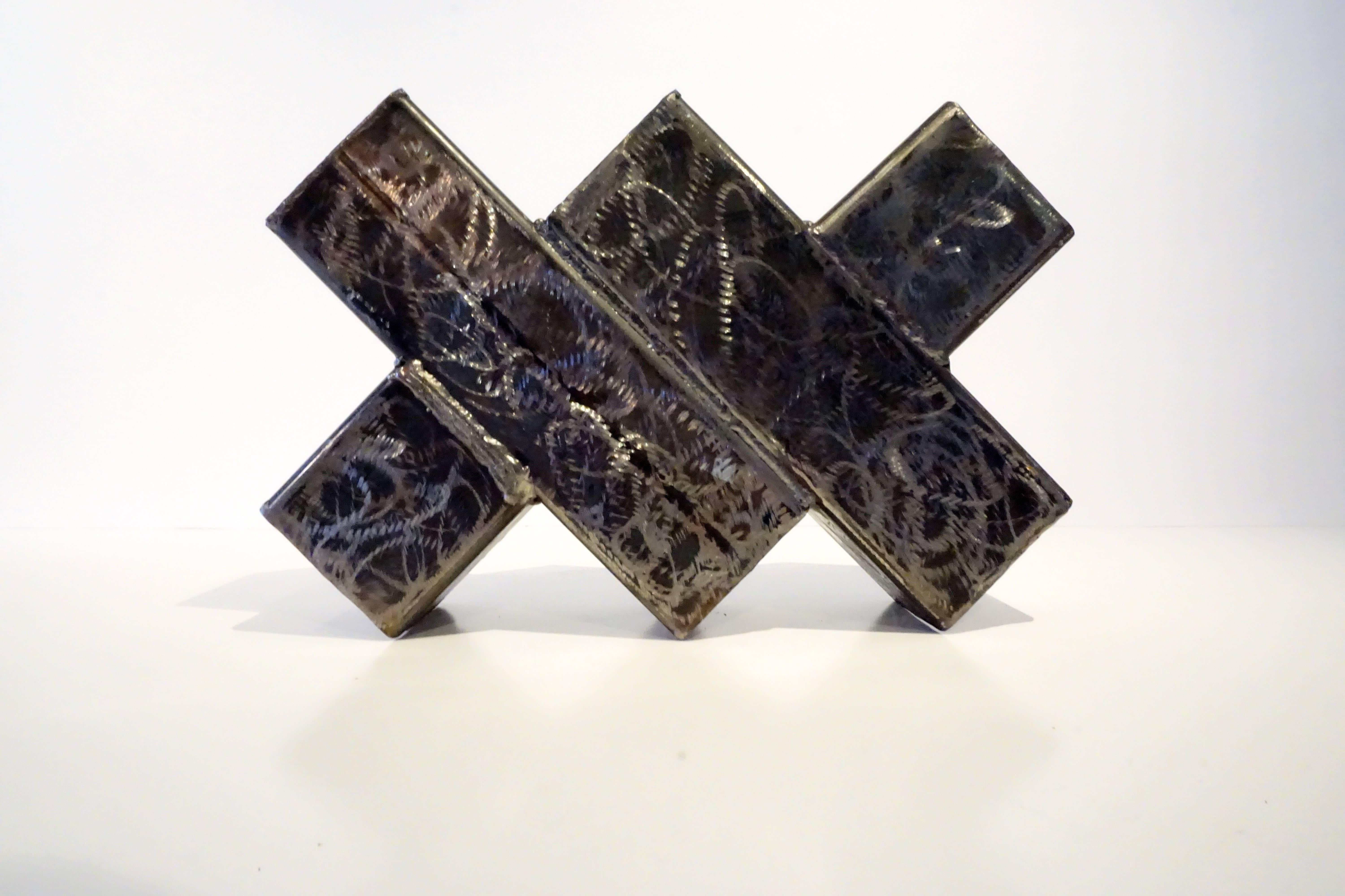 Polished Strikingly Original Tabletop Sculpture by Feliciano Bejar C. 2001 For Sale