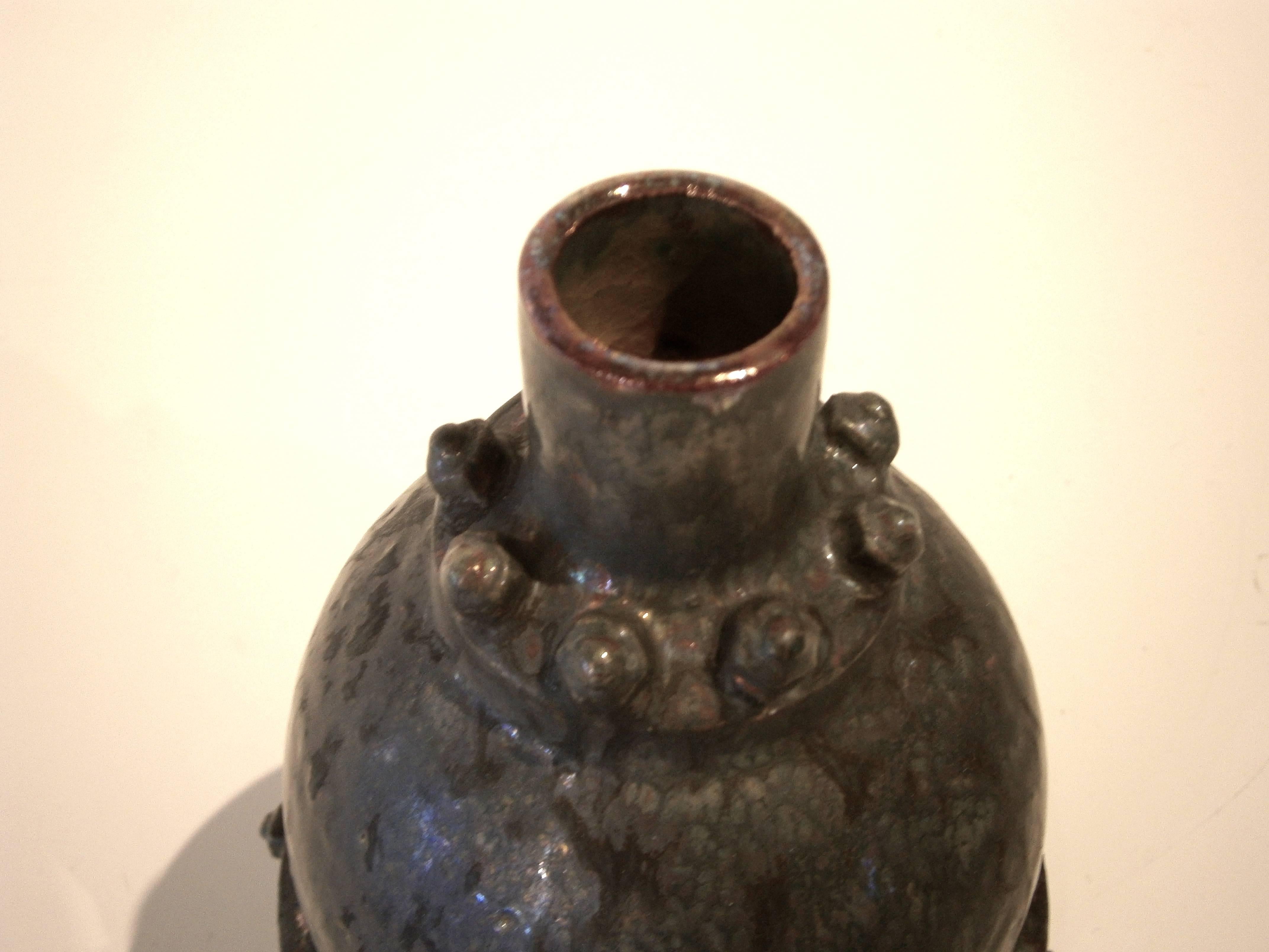 Contemporary Studio Pottery Vessel from Richard Flores Urban Sketch Series In Excellent Condition For Sale In Palm Springs, CA