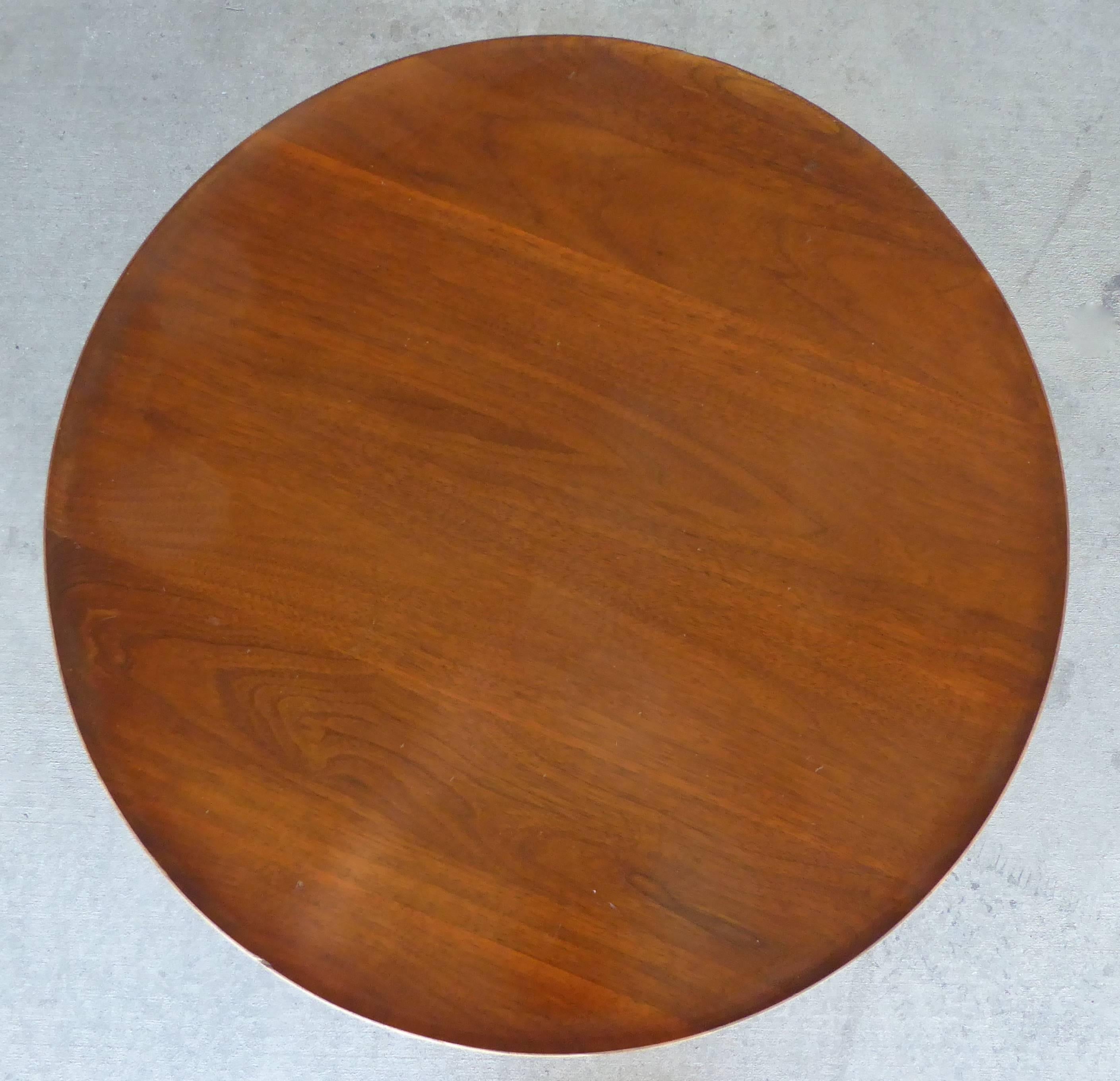 American Mode Line Mahogany Side Table Attributed to Adrian Pearsall C. 1950's For Sale
