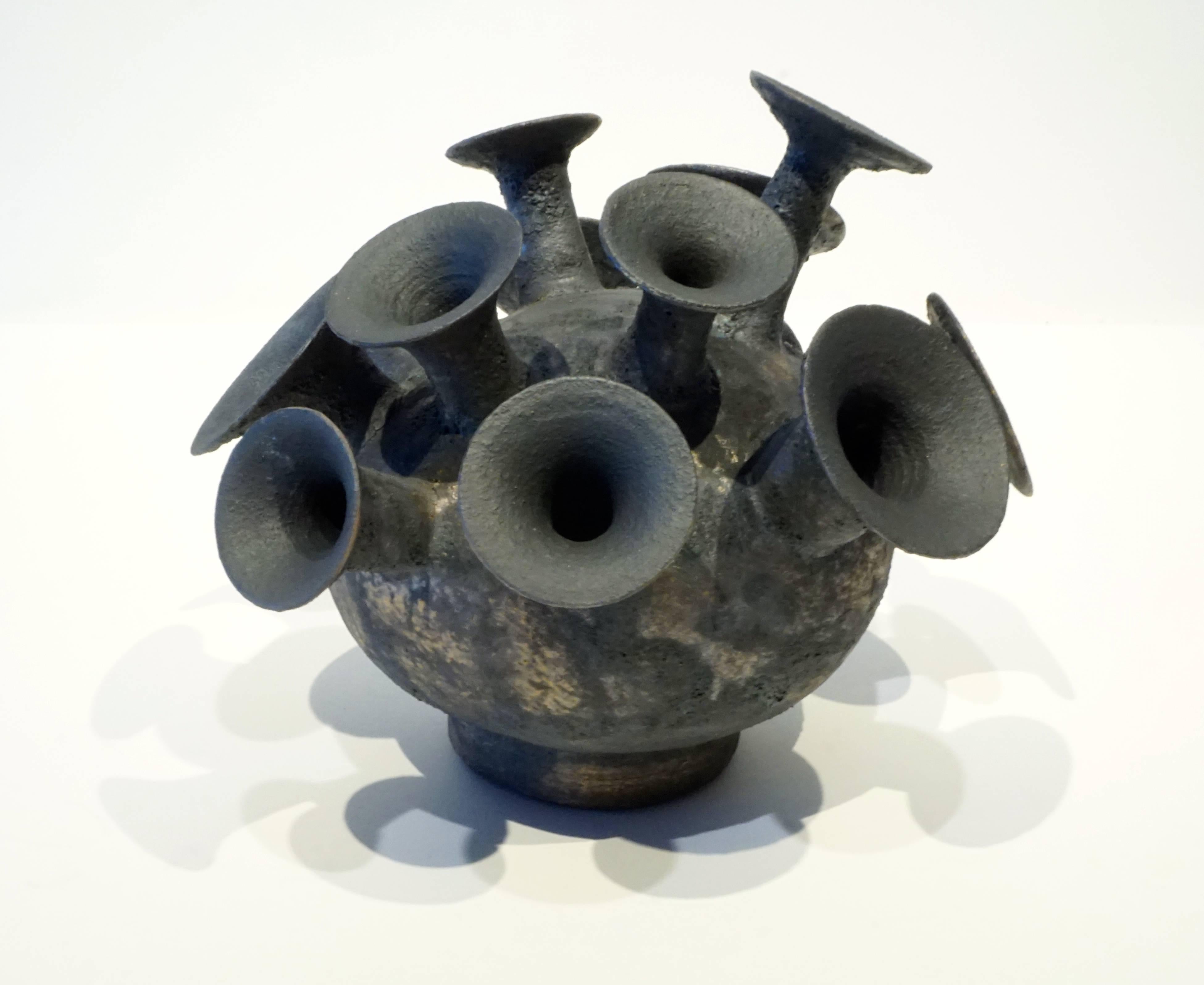 Modern Multi Spout Ceramic Vessel Sculpture by Studio Potter Jeremy Gercke, 2016